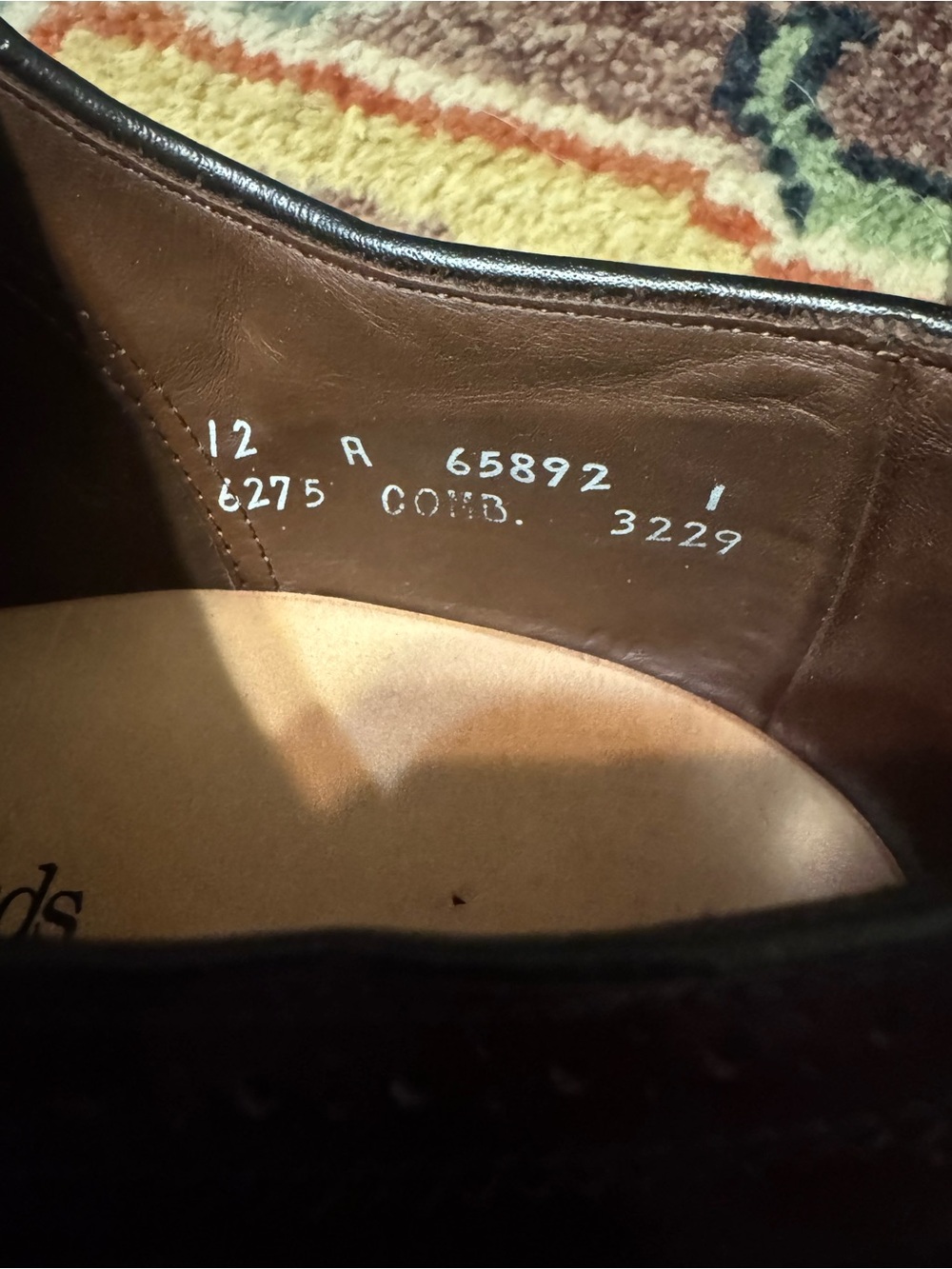 Allen Edmonds Burgundy Wingtip Oxfords - Picture 5 of 8